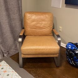 Brown Leather Chair