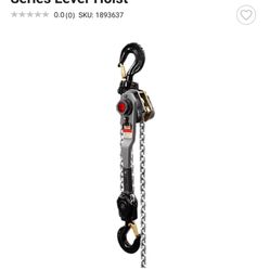 1/2 TON LEVER HOIST. 10’ LIFT