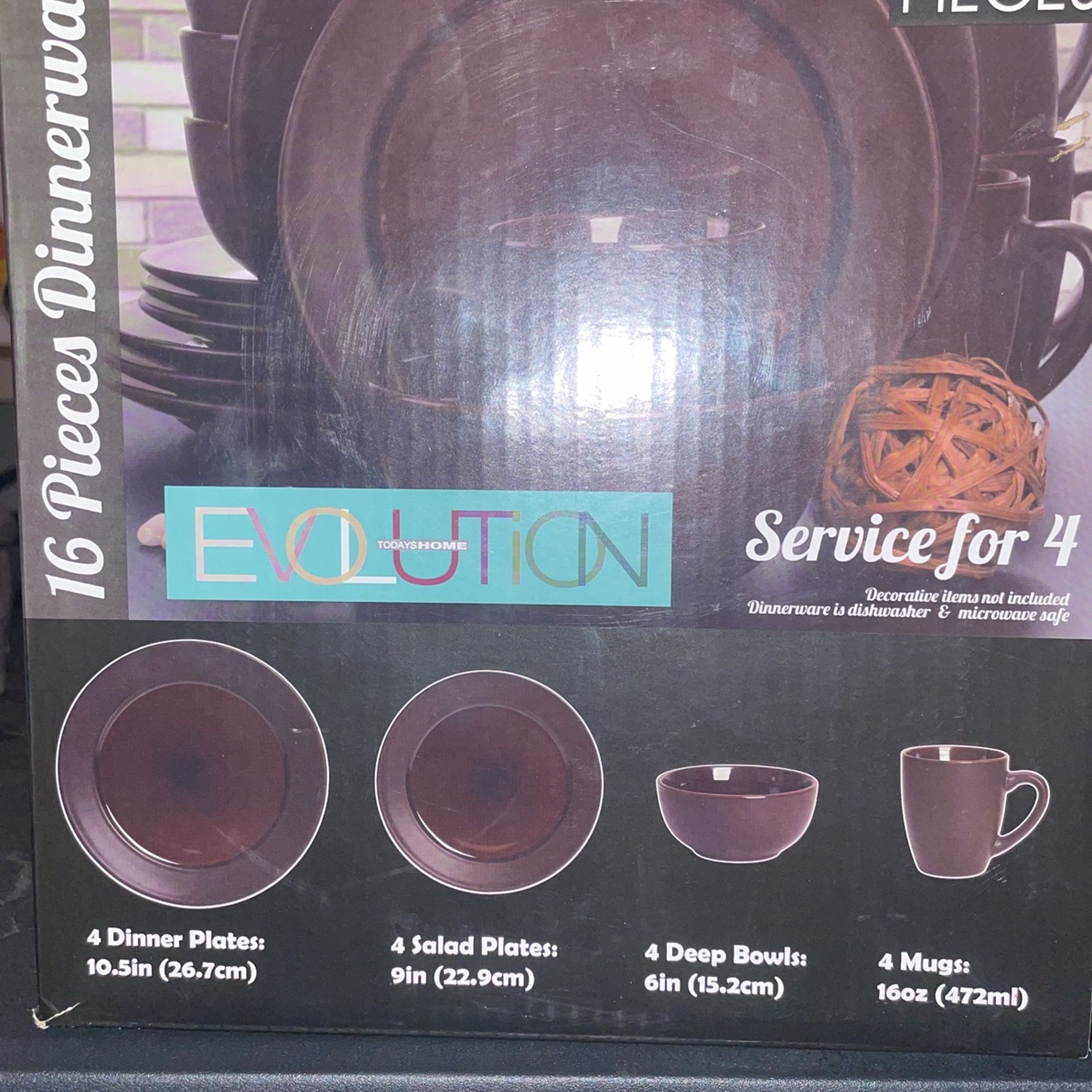 16 Pieces Dinnerware Set