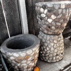 Concrete Pots . Masetas De Concreto