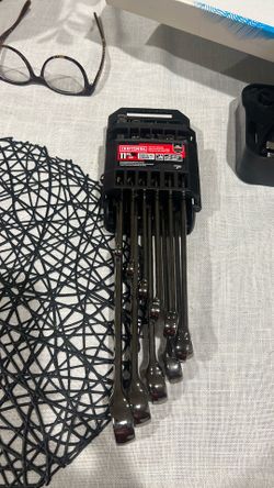 Long panel wrench set 11 PCs SAE