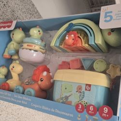 Fisher-Price 5-pc. Dino Baby Basics Developmental Activity Toy Set
