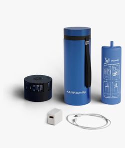 4ALLFAMILY Explorer Insulin Cooler Travel Case 3-In-1 - Insulin Travel Case TSA Approved with 72h Cooling - Blue USB Powered Medicine Cooler + Ice Pac
