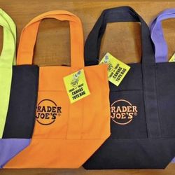 Trader Joes Halloween Canvas Totes