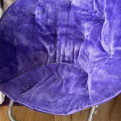 Girls Purple saucer Chair