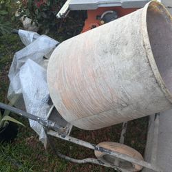 Cement Mixer - Works Great (Needs Cleaning)