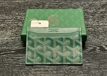 Goyard Card Holder Wallet - green