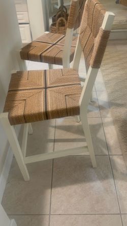 Two Serena and Lilly counter stools