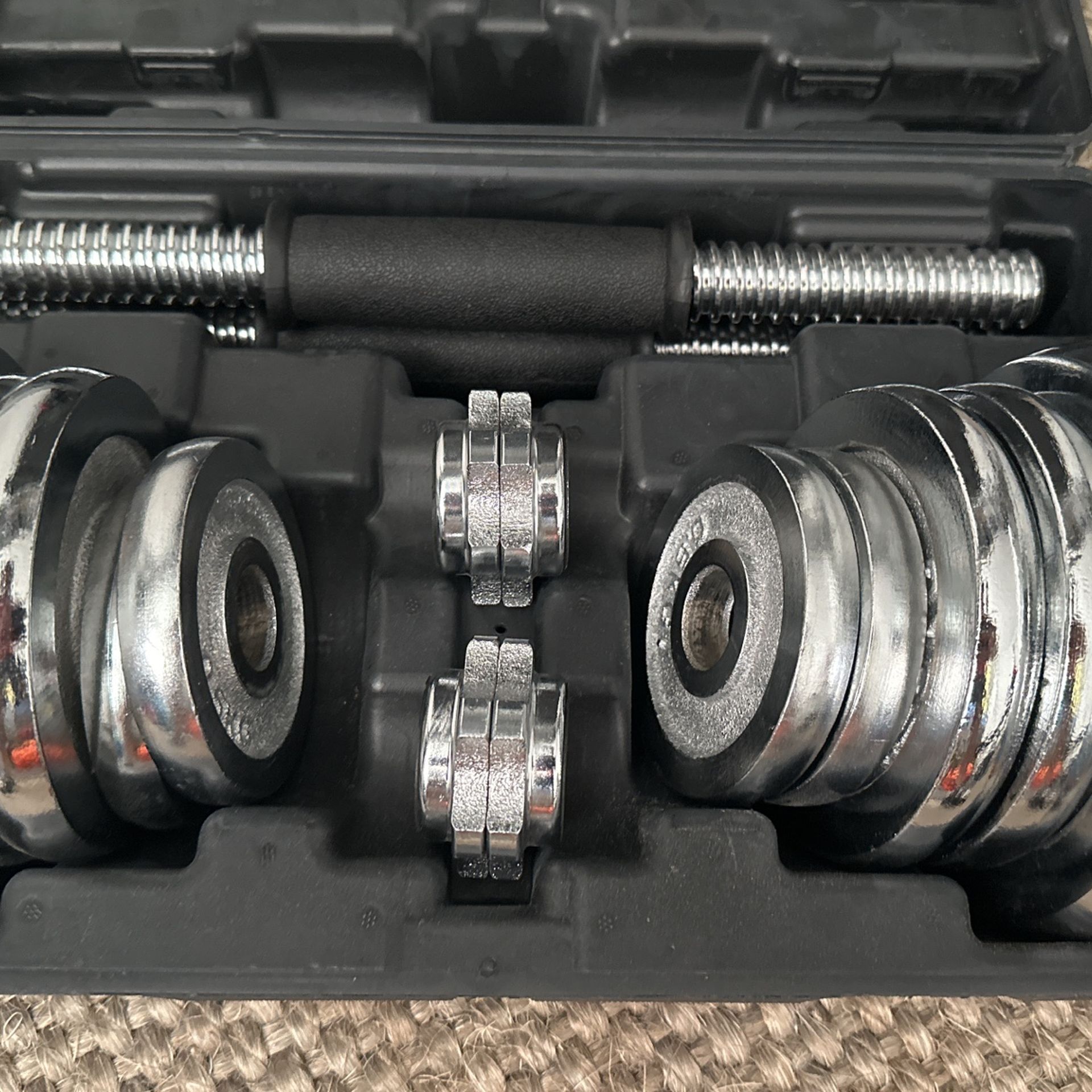 Adjustable Dumbbells Pair Set 20kg / 44lb