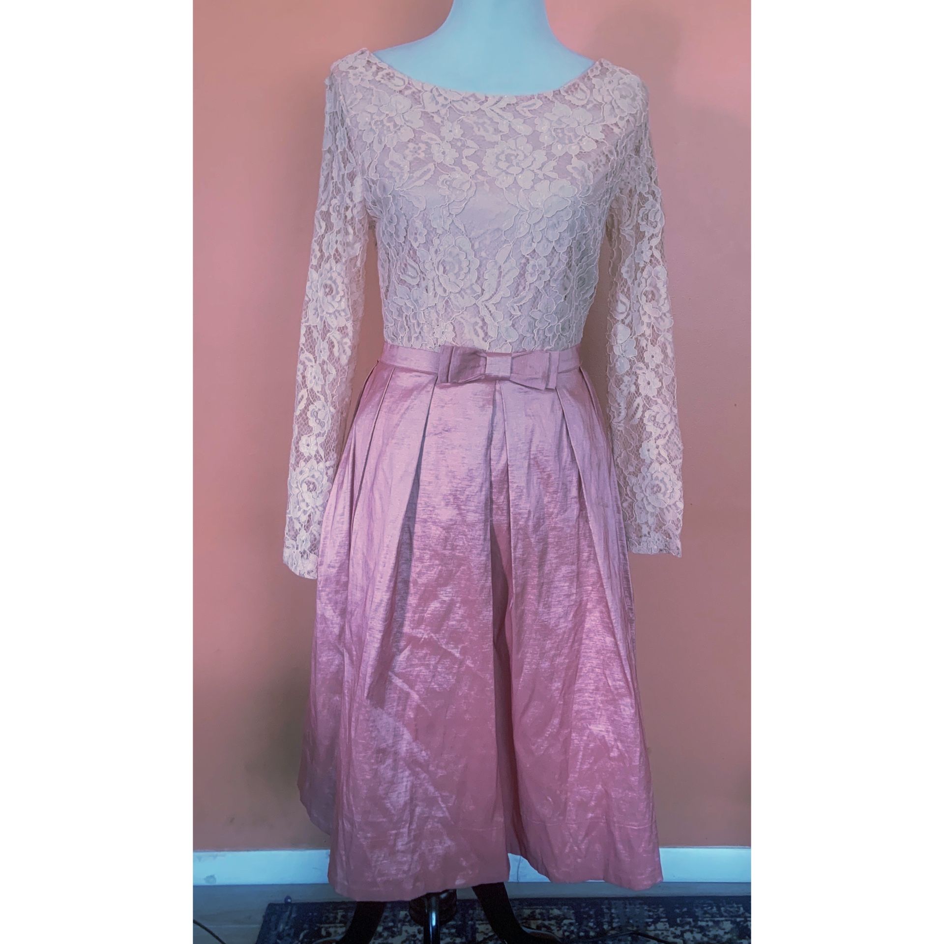 The Moon pink lace dress size Medium