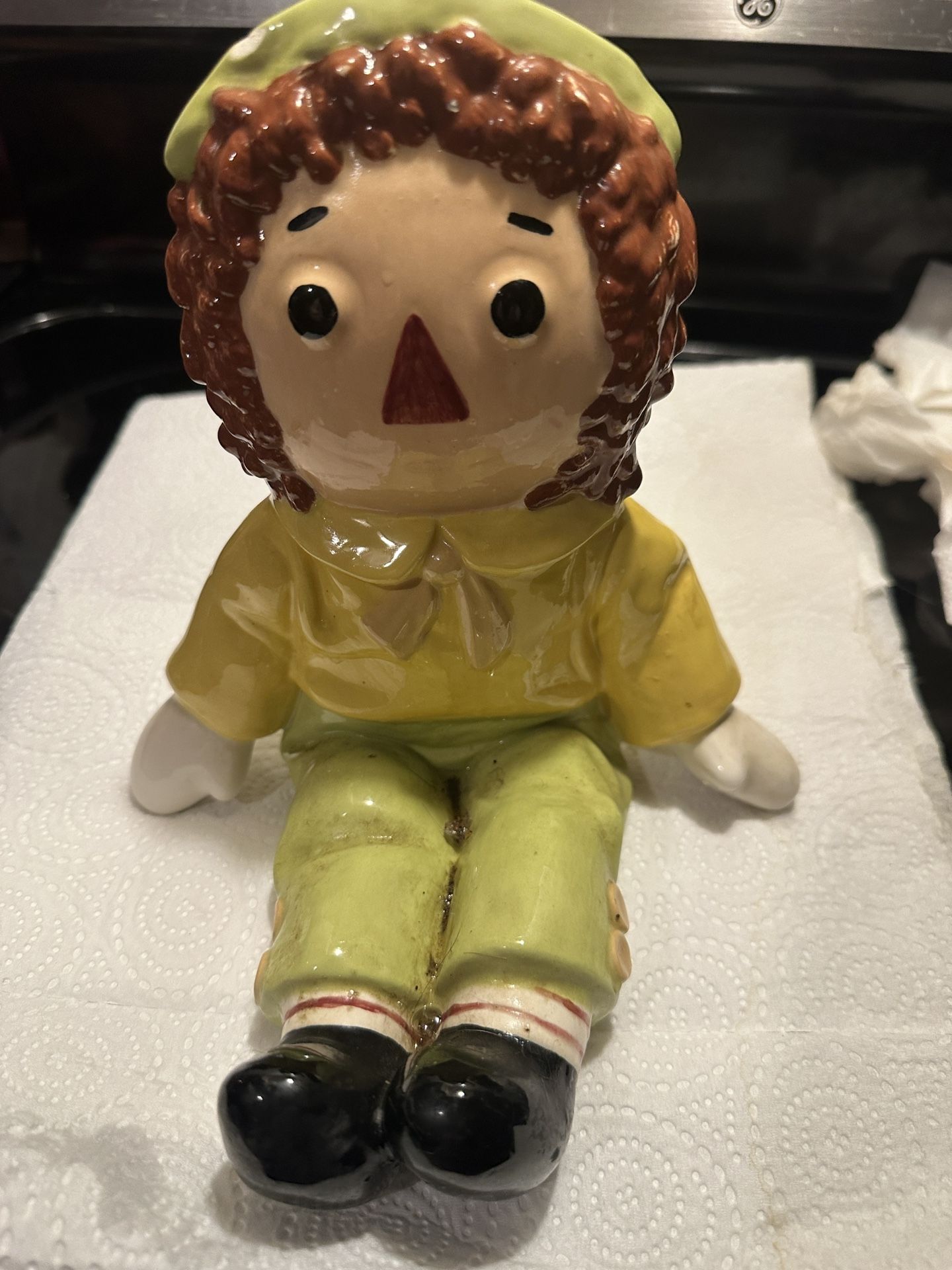 Very Old Glass Raggedy, Ann