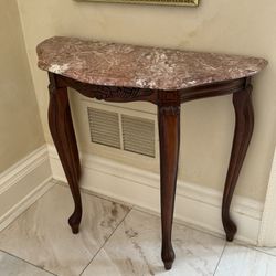 Marble Console Table - Perfect For Foyer