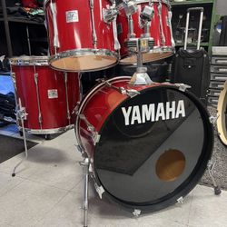 Yamaha Power V Marble Red Drum Set