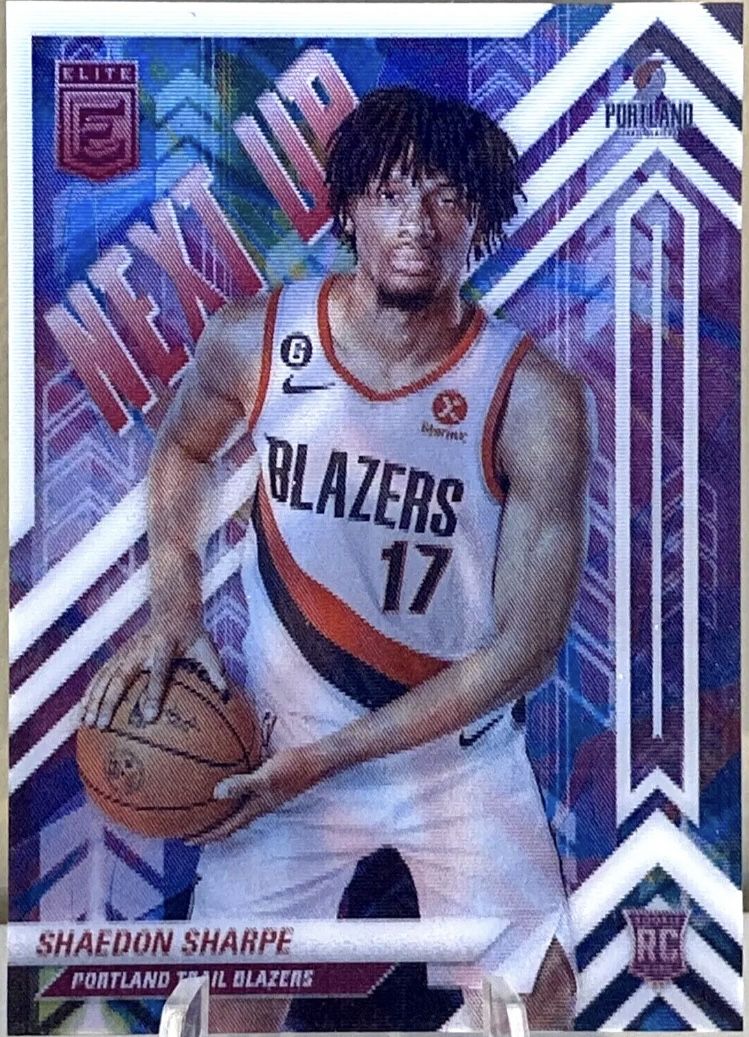 Shaedon Sharpe NEXT UP Donruss Elite Rookie SSP Case Hit Portland Blazers
