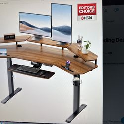 Computer Desk Electric Brown $400.00