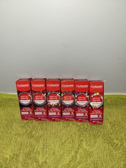 6 Colgate Optic White 3oz