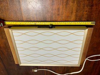 Vintage Electro Server Model 101 Electric Adjustable Warming Tray | MCM Gold Wave Pattern