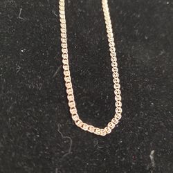 14k Rose Gold Chain 20 Inch 