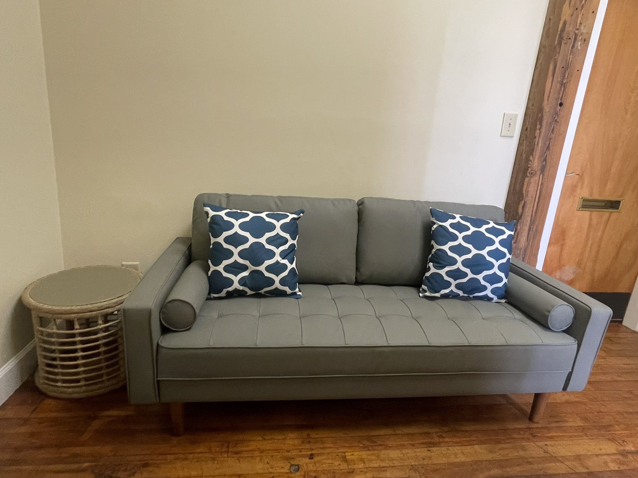 Gray Loveseat - New In Box Never Opened 