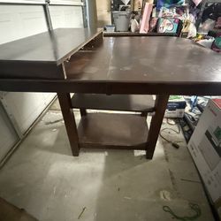 Espresso Counter High Kitchen Table 