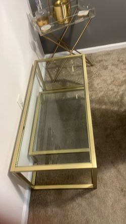 Coffee table gold