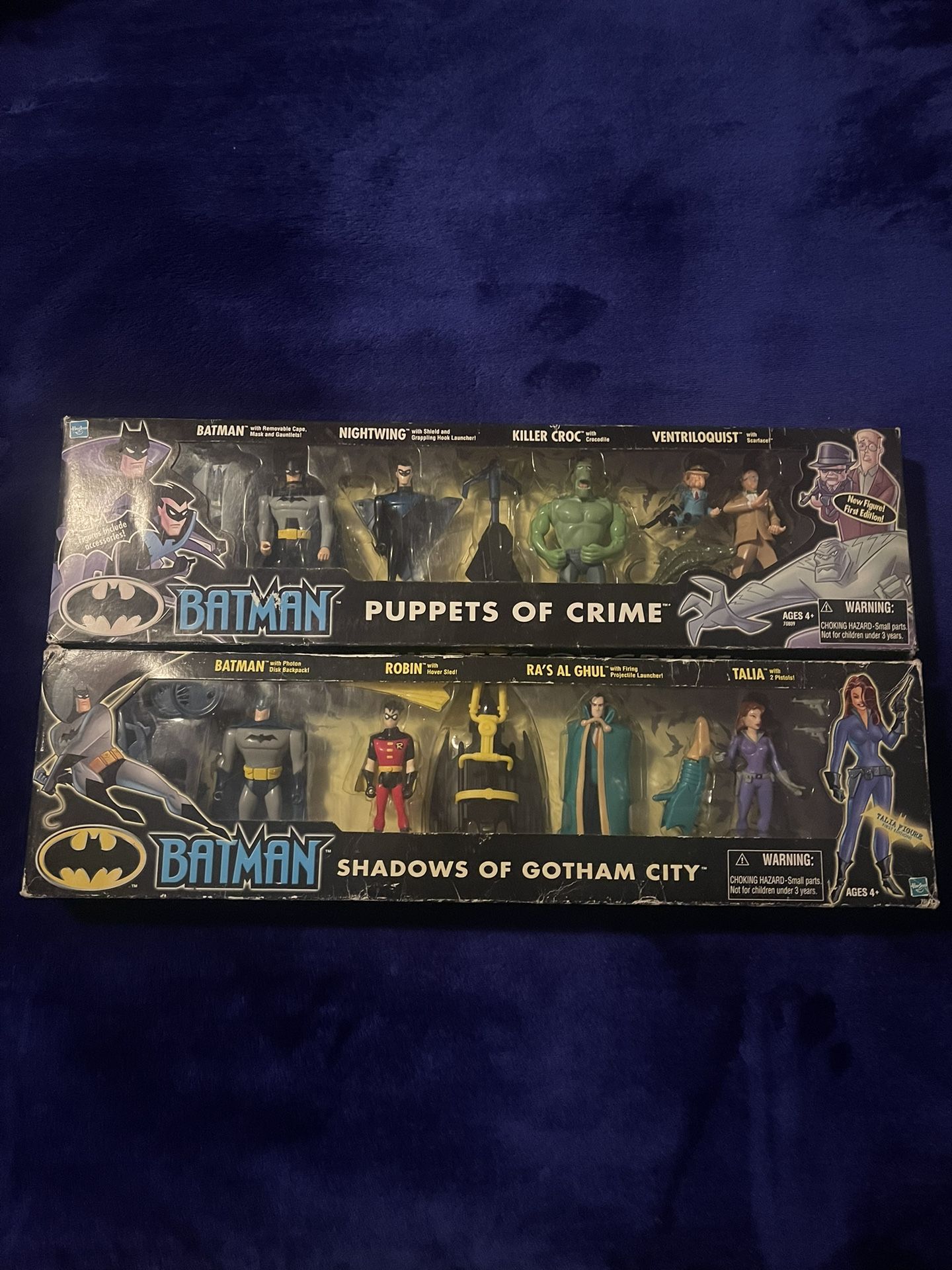 Batman “Puppets Of Crime” And Batman “Shadows Of Gotham City” Collection Action Figures 