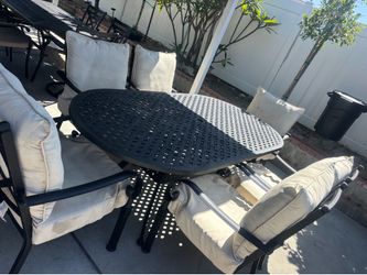 Patio table set