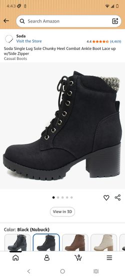 Soda boots size 8