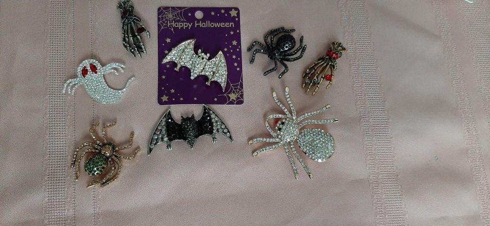 Halloween themed pins/brooches $10 each