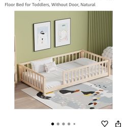 Twin Floor Bed And Mattress 