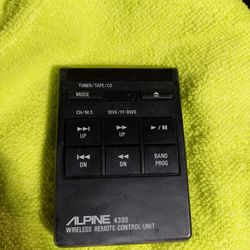 Alpine Remote For 80s 90s Car Audio
