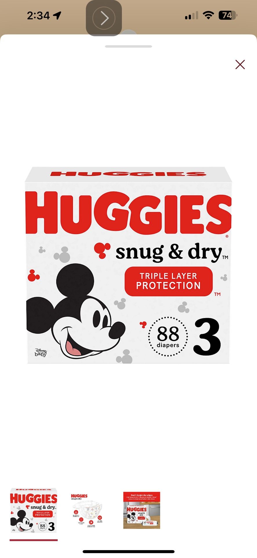 Huggies Diapers