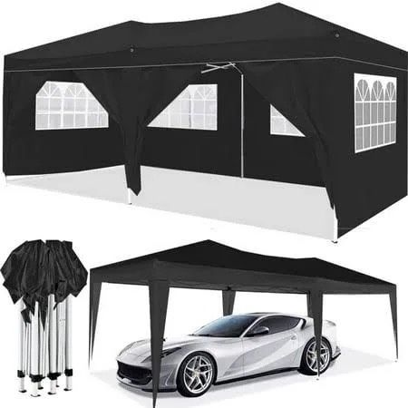 Brand New 10x20 Easy Up Tent With Side Walls For $180