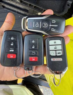 Keys for cars most makes and models prices vary