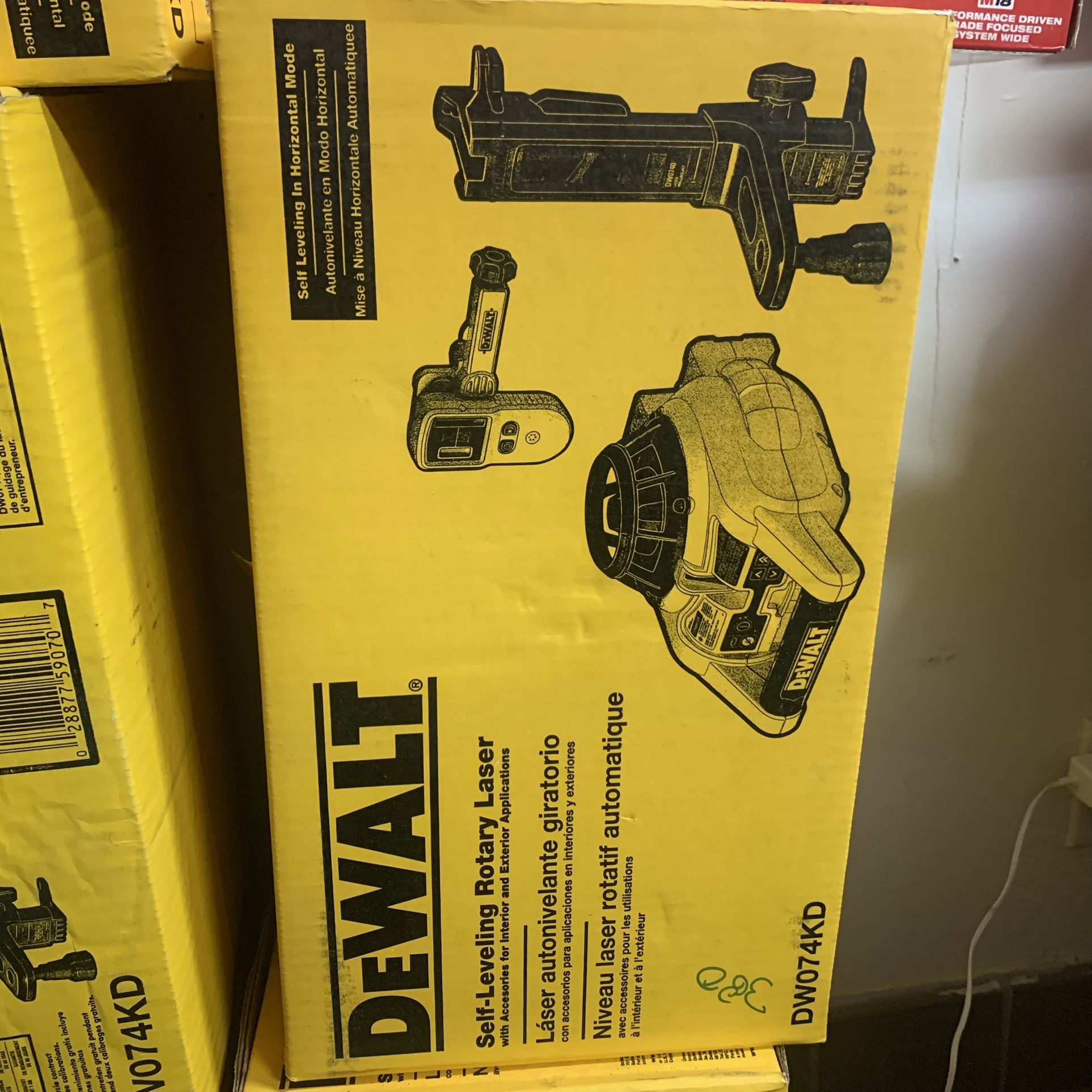 Dewalt New Self Leveling Rotary Laser 