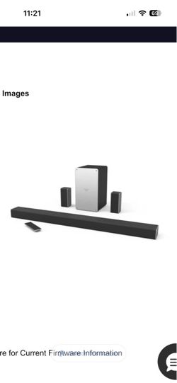 Vizio surround bar and sub
