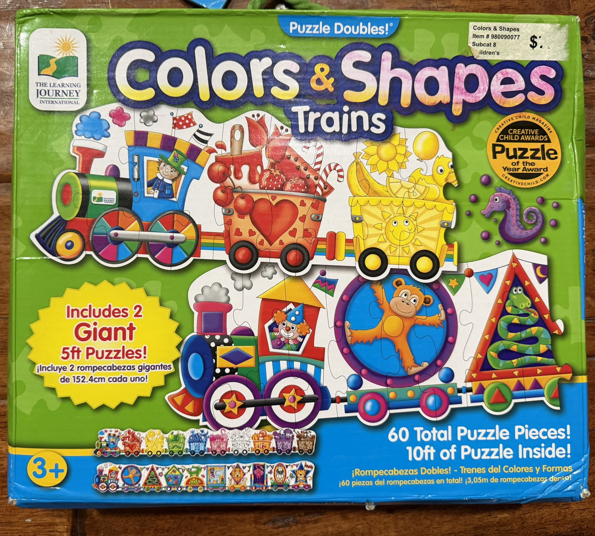 Color And Shapes Train Puzzle