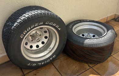 Two (2) American Racing 15” Rims 5x4.5