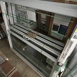 American Craftsman 70 Series 72in x 80in Reversible Sliding Patio Door