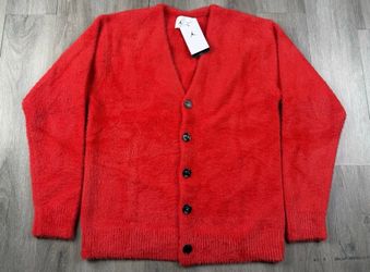 Jordan Jayson Tatum Men's Knit Cardigan Sweater University Red IH0612-657 sz L