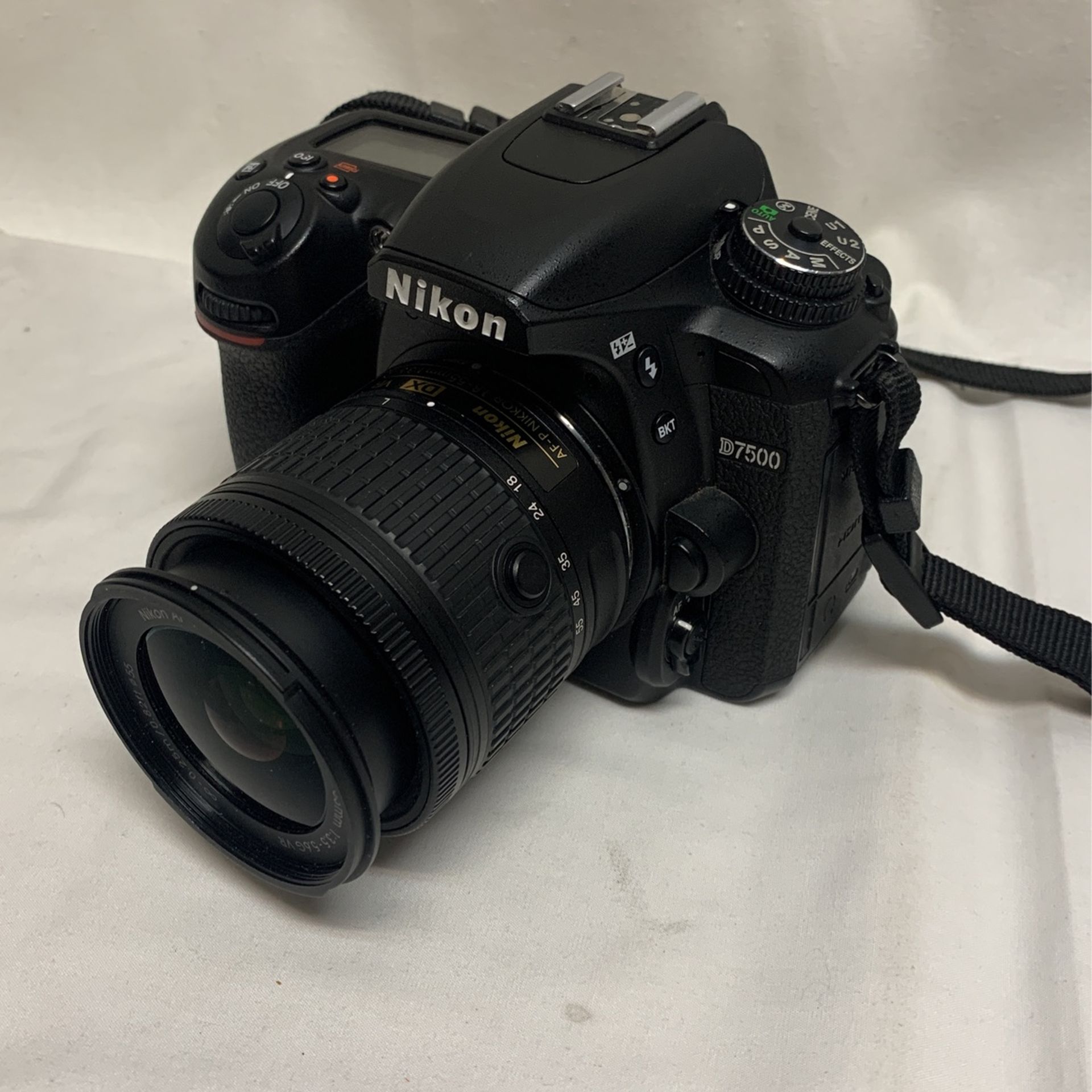 Nikon D7500 With 18-55 mm Lens  $800