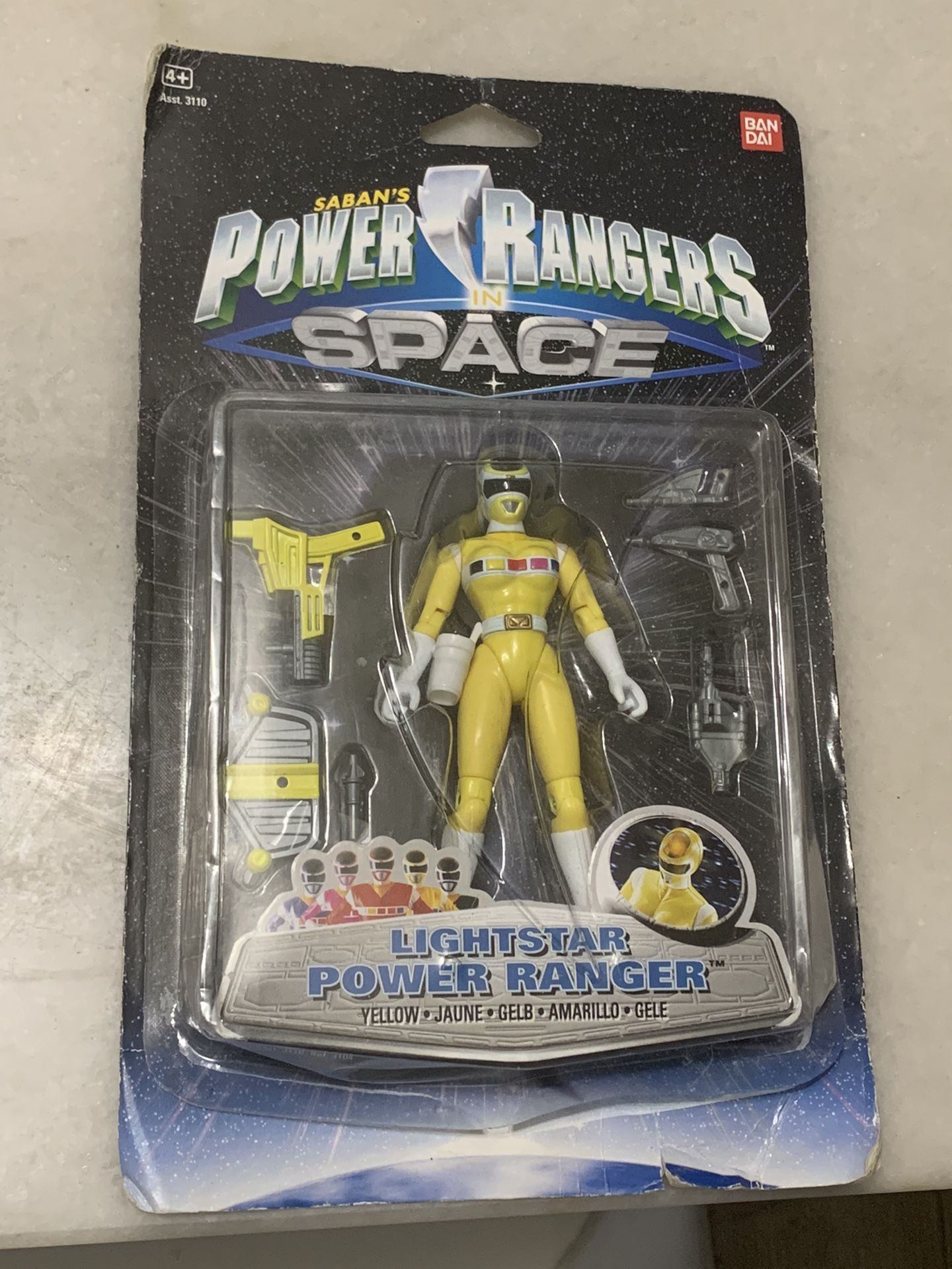 power rangers in space yellow