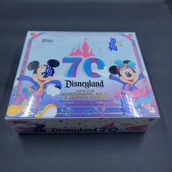 Topps Disney 70th Anniversary PARK EXCLUSIVE Hobby Box SEALED