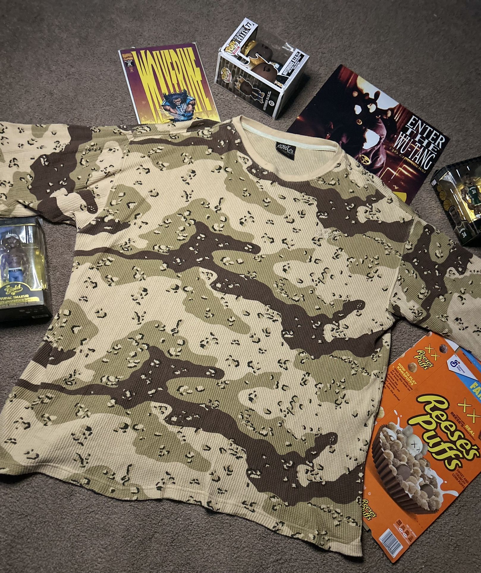 ESMX Military Camo Mid Sleeve Shirt 2xl