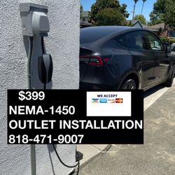 Tesla Wall Connector EV Car Charger Outlet Nema 1450