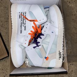 Jordan 1 Off White Nike - Size 12m