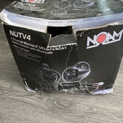 4 Channel Marine 4” UTV/ATV/Boat Audio System With Bluetooth 