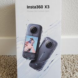 Insta360 X3 Camera Pocket 360 Action Cam