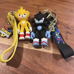 Sonic Bag Charms /key Chains
