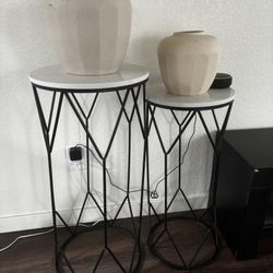 Modern Home Decor Set – Mirror, TV Stand, Tables, Vases & Pillows
